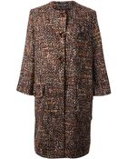Dolce & Gabbana Tweed Coat - Lyst