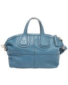 Givenchy Blue Leather 'Nightingale' Mini Convertible Bag - Lyst