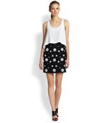 Tibi Beaded Layeredlook Colorblock Dress - Lyst