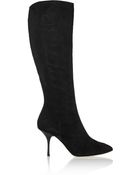 Giuseppe Zanotti Suede Knee Boots - Lyst