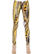 Emilio Pucci Printed Lycra Leggings - Lyst