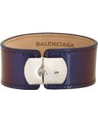 Balenciaga Padlock Bracelet - Lyst