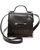 Mackage Rubie Mini Bag - Black And Olive - Lyst