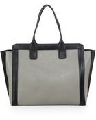 Chloé Alison North South Bicolor Leather Tote - Lyst