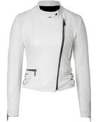 Barbara Bui Leather Biker Jacket - Lyst