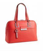 Calvin Klein Valerie Dome Satchel - Lyst