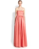 Black Halo Mykel Strapless Gown - Lyst