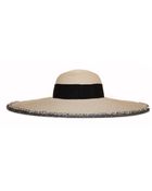 Eugenia Kim Sunny Wide-brim Hat with Fringe Trim - Lyst