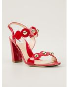 Moschino High-Heeled Sandals - Lyst