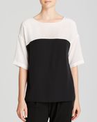 Vince Tee - Color Block Silk - Lyst