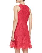 Shoshanna Eden Sleeveless Lace Dress - Lyst