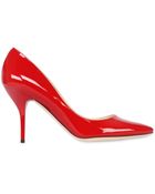 Jimmy Choo 85Mm Mei Patent Leather Pumps - Lyst