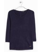 Mango Embossed Polka-Dot Sweater - Lyst