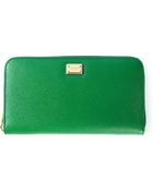 Dolce & Gabbana Zip Around Wallet - Lyst