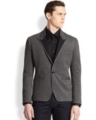 Dolce & Gabbana Contrast Peaked Lapel Blazer - Lyst