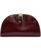 Etienne Aigner Crown Leather Mini-Clutch - Lyst