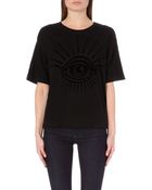Diesel Eye-Motif Cotton-Jersey T-Shirt - Lyst