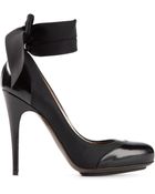 Lanvin Bow Pumps - Lyst
