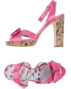 Kenzo Platform Sandals - Lyst