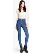 H&M Superstretch Trousers - Lyst