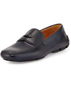 Prada Leather Penny Driver - Lyst