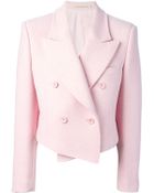 Christopher Kane Asymmetric Double Breasted Jacket - Lyst
