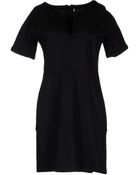 Jil Sander Short Dress - Lyst
