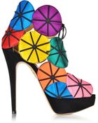 Charlotte Olympia Parasol Multicolour Platform Sandal - Lyst