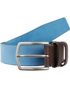 Barneys New York Two-Tone Double-Buckle Belt - Lyst