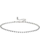 Topshop Rhinestone Cup Chain Choker Clear - Lyst