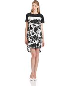 DKNY Silky T Shirt Dress - Lyst
