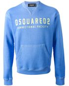 DSquared2 Logo Sweatshirt - Lyst