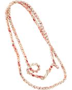 Alyssa Norton Silk Rhinestone Wrap Bracelet - Lyst
