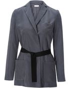 Stefanel Fluid Fabric Jacket - Lyst