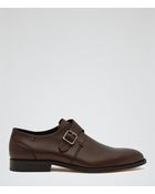 Reiss Foster Single Monk Strap Shoes - Lyst