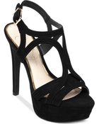 Jessica Simpson Salemm Ankle Strap Platform Dress Sandals - Lyst