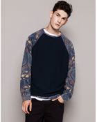 Pull&Bear Print Sweatshirt - Lyst