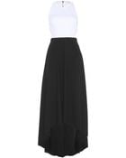 Alice + Olivia Crepe Dress With Cut-Out Detail - Lyst