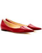 Jimmy Choo Attila Patent-Leather Ballerinas - Lyst