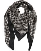 Contileoni Polka Dot Printed Silk Square Scarf - Lyst