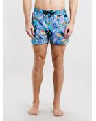 Topman Parrot Print Swim Shorts - Lyst