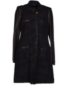 Roberto Cavalli Coat - Lyst
