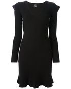 McQ by Alexander McQueen Constructed Shoulder Dress - Lyst