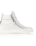 Giuseppe Zanotti Leather Sneakers - Lyst