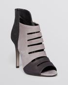 Rebecca Minkoff Open Toe Booties - Reagan Cutout High Heel - Lyst