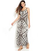 Inc International Concepts Beaded Tiedye Maxi Dress - Lyst