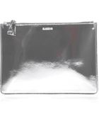Jil Sander Metallic Leather Pouch - Lyst