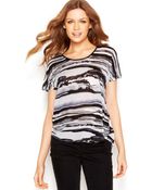Kensie Watercolor Top - Lyst