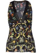 Roberto Cavalli Top - Lyst