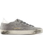 Golden Goose Deluxe Brand Superstar Flannel Trainers - Lyst